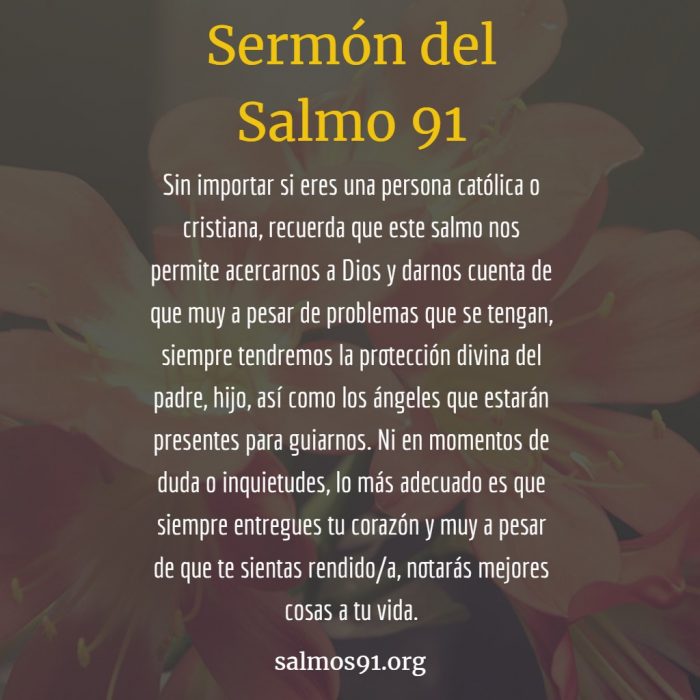 sermón del salmo 91