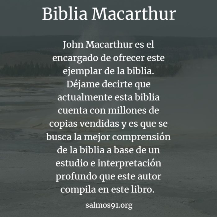 biblia macarthur